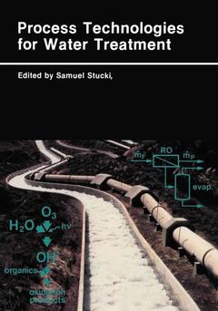 Couverture de l’ouvrage Process Technologies for Water Treatment