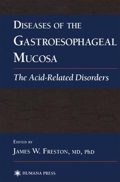 Couverture de l’ouvrage Diseases of the Gastroesophageal Mucosa