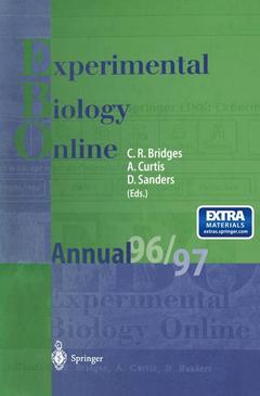 Couverture de l’ouvrage EBO — Experimental Biology Online Annual 1996/97