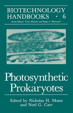 Couverture de l’ouvrage Photosynthetic Prokaryotes