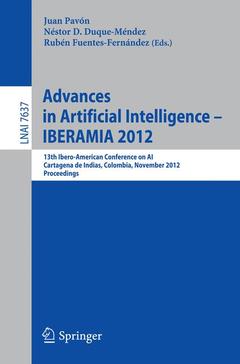 Cover of the book Advances in Artificial Intelligence -- IBERAMIA 2012