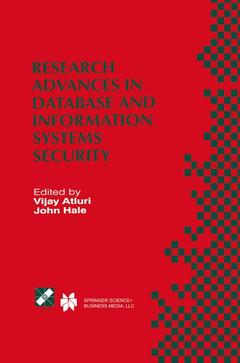 Couverture de l’ouvrage Research Advances in Database and Information Systems Security