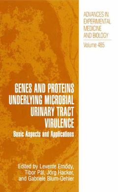 Couverture de l’ouvrage Genes and Proteins Underlying Microbial Urinary Tract Virulence