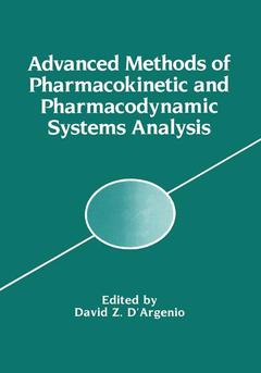 Couverture de l’ouvrage Advanced Methods of Pharmacokinetic and Pharmacodynamic Systems Analysis