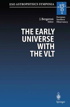 Cover of the book The Early Universe with the VLT