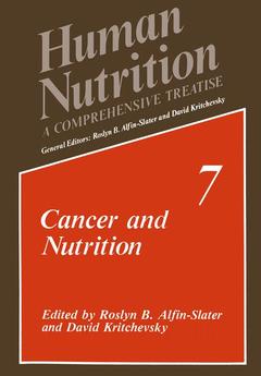Couverture de l’ouvrage Cancer and Nutrition