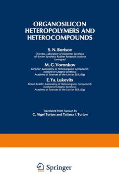 Cover of the book Organosilicon Heteropolymers and Heterocompounds