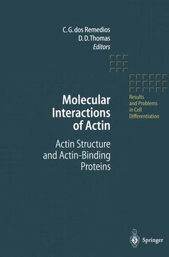 Couverture de l’ouvrage Molecular Interactions of Actin