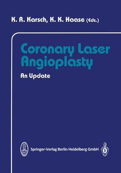 Couverture de l’ouvrage Coronary Laser Angioplasty