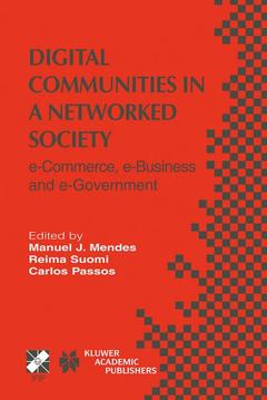 Couverture de l’ouvrage Digital Communities in a Networked Society
