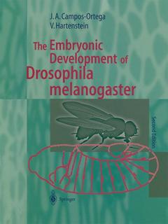 Couverture de l’ouvrage The Embryonic Development of Drosophila melanogaster