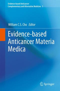 Couverture de l’ouvrage Evidence-based Anticancer Materia Medica