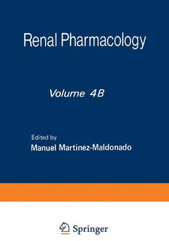 Couverture de l’ouvrage Renal Pharmacology