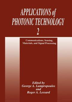 Couverture de l’ouvrage Applications of Photonic Technology 2
