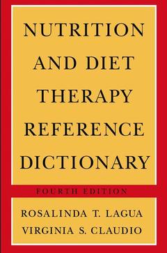 Cover of the book Nutrition and Diet Therapy Reference Dictionary