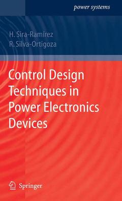 Couverture de l’ouvrage Control Design Techniques in Power Electronics Devices