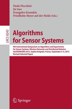 Couverture de l’ouvrage Algorithms for Sensor Systems