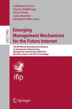 Cover of the book Emerging Management Mechanisms for the Future Internet