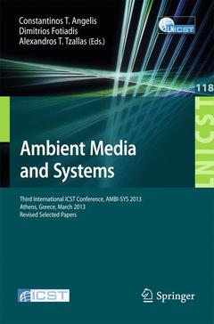 Couverture de l’ouvrage Ambient Media and Systems