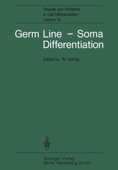 Couverture de l’ouvrage Germ Line — Soma Differentiation