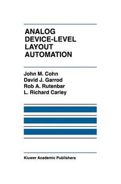 Couverture de l’ouvrage Analog Device-Level Layout Automation