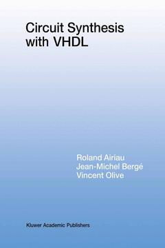 Cover of the book Circuit Synthesis with VHDL