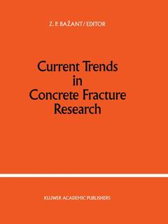 Couverture de l’ouvrage Current Trends in Concrete Fracture Research