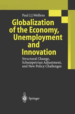 Cover of the book Globalization of the Economy, Unemployment and Innovation