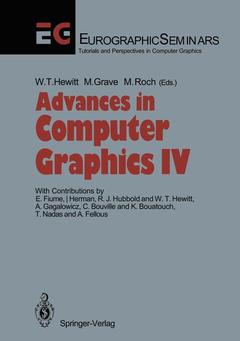 Couverture de l’ouvrage Advances in Computer Graphics IV