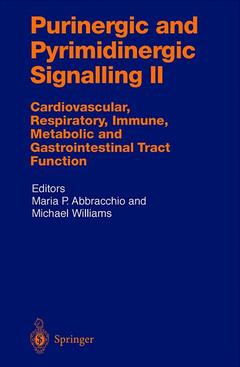 Cover of the book Purinergic and Pyrimidinergic Signalling II