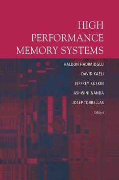 Cover of the book High Performance Memory Systems