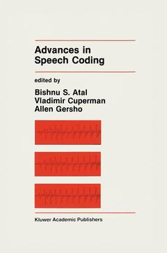 Couverture de l’ouvrage Advances in Speech Coding