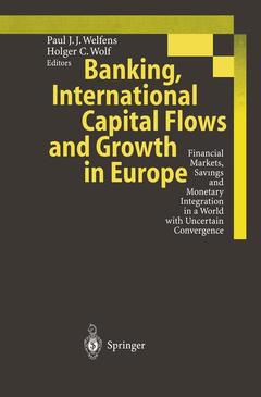 Couverture de l’ouvrage Banking, International Capital Flows and Growth in Europe