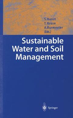 Couverture de l’ouvrage Sustainable Water and Soil Management