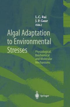 Couverture de l’ouvrage Algal Adaptation to Environmental Stresses