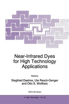 Couverture de l’ouvrage Near-Infrared Dyes for High Technology Applications