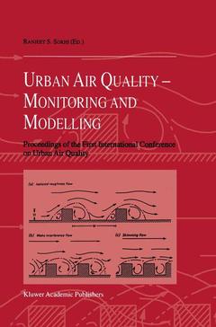 Couverture de l’ouvrage Urban Air Quality: Monitoring and Modelling