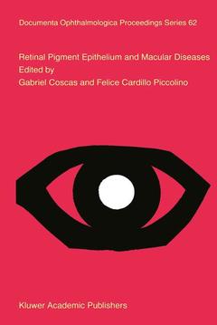 Couverture de l’ouvrage Retinal Pigment Epithelium and Macular Diseases