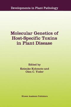Couverture de l’ouvrage Molecular Genetics of Host-Specific Toxins in Plant Disease