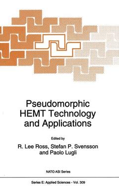 Couverture de l’ouvrage Pseudomorphic HEMT Technology and Applications