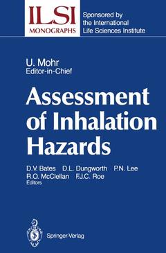 Couverture de l’ouvrage Assessment of Inhalation Hazards