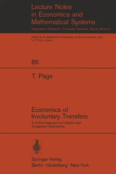Couverture de l’ouvrage Economics of Involuntary Transfers