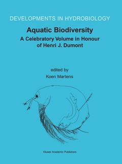 Couverture de l’ouvrage Aquatic Biodiversity