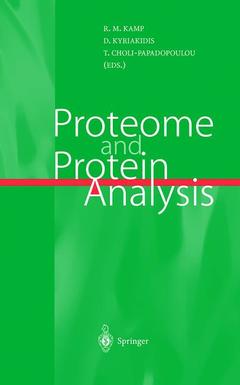 Couverture de l’ouvrage Proteome and Protein Analysis