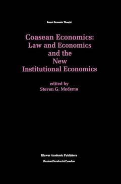 Couverture de l’ouvrage Coasean Economics Law and Economics and the New Institutional Economics