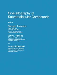 Couverture de l’ouvrage Crystallography of Supramolecular Compounds