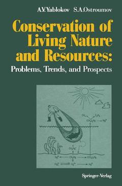 Couverture de l’ouvrage Conservation of Living Nature and Resources