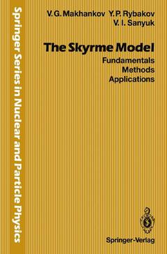 Couverture de l’ouvrage The Skyrme Model