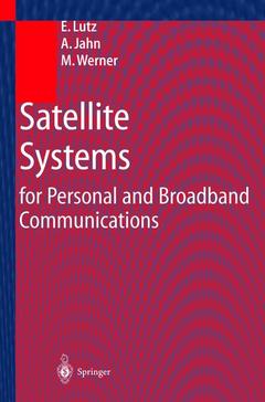 Couverture de l’ouvrage Satellite Systems for Personal and Broadband Communications