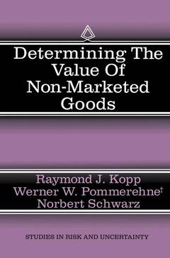 Couverture de l’ouvrage Determining the Value of Non-Marketed Goods